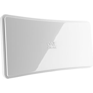 One for All DVB-T2 Gebogen antenne 5G wht (Parabolische antenne, 42 dB, DVB-T / -T2), SAT Spiegels + SAT Antennes, Wit