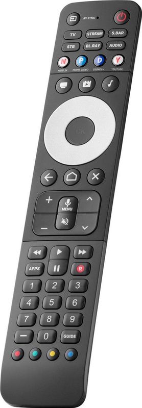 One For All - URC7966 - Smart Control Pro 6 - Universele Afstandsbediening - IR / BT voor Google TV