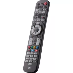 One For All URC6821 Universele Afstandsbediening – Zwart, Eenvoudig In Gebruik, Voor Veel Merken En Apparaten