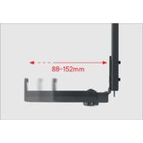 One For All WM5310 - Universele Ophangbeugels Voor Soundbar - Zwart - Inclusief Bevestigingsmaterialen