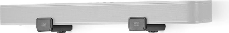 One For All WM5310 - Universele Ophangbeugels Voor Soundbar - Zwart - Inclusief Bevestigingsmaterialen
