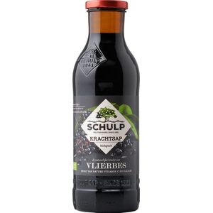Schulp Krachtsap Vlierbes puur bio 750ml