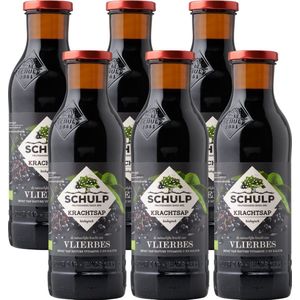 Schulp - Vlierbessensap - Puur - Biologisch - 6 x 0,75 liter