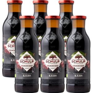Schulp - Kersensap Puur - Biologisch - 6 x 0,75 Liter