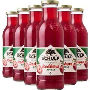 Schulp Red Love Appelsap Ambachtelijk 6 x 0,75 liter