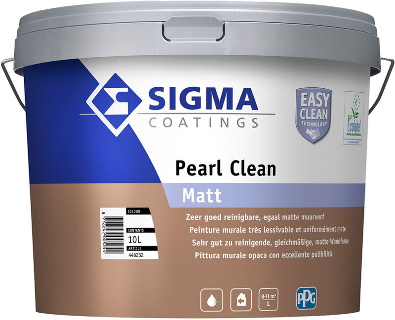 Sigma - Sigmapearl Clean Matt - Muurverf - Wit - Binnen - Vlekbestendig
