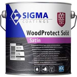 Sigma WoodProtect Solid Satin  2,5 LTR - Kleur