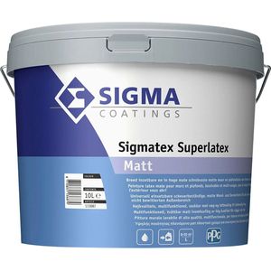 Sigma Sigmatex Superlatex Matt 2,5 liter Kleur - Muurverf - Verfwinkel is tot 50% goedkoper