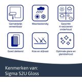 Sigma - S2U Gloss - Hoogglans Lakverf - Wit - Oplosmiddelhoudend