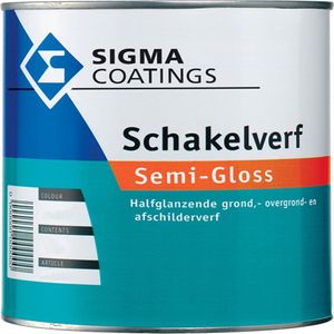 Sigma Schakelverf Semi-gloss 0,5 Liter Op Kleur Gemengd