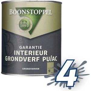 Boonstoppel Garantie Interieur Grondverf Pu/ac 1 Liter 100% Wit