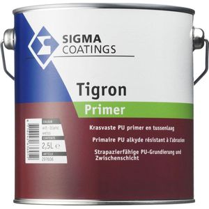 Sigma Tigron Primer Wit - 2,5 L