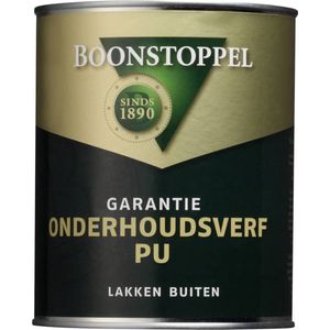 Boonstoppel Garantie Onderhoudsverf PU 1 liter Kleur - Aflakken