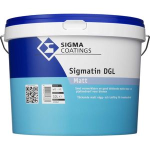 Sigma Sigmatin DGL Matt Muurverf 10 LTR - Wit