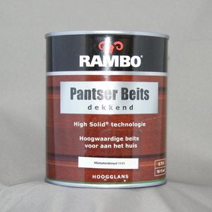 Rambo Pantser Beits Dekkend - 0,75 liter - Monumentenwit