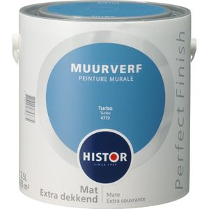 Histor Perfect Finish Muurverf Mat Turbo 6773 2,5 LTR