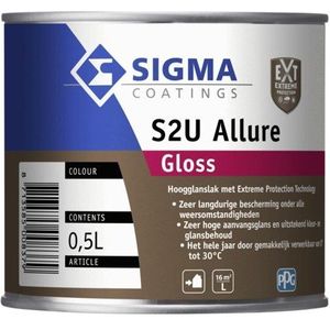 Sigma - S2U Allure Gloss - Houtverf - Hoogglans - 1 Liter