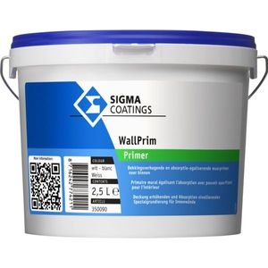 Sigma - WallPrim - Muurverfprimer - Binnen - Acrylaatdispersie