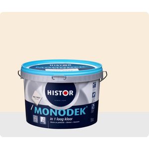 Histor Monodek Muurverf - 2,5 liter - RAL 9001 / Warmwit