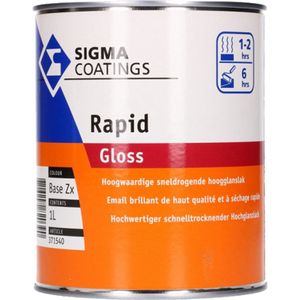 Sigma Rapid Gloss - 1 Liter - Wit / Kleur | 8716242820383 | Verf