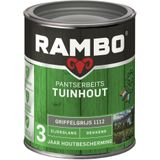 Rambo Pantserbeits Tuinhout Dekkend Zijdeglans 1112 Griffelgrijs 0,75l | Beits