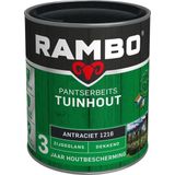 Rambo Pantserbeits Tuinhout Dekkend Zijdeglans 1216 Antraciet 0,75l