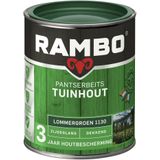 Rambo Pantserbeits Tuinhout Dekkend Zijdeglans 1130 Lommergroen 0,75l