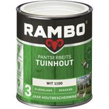 Rambo - Pantserbeits - Tuinhout - Wit - Dekkend - Zijdeglans