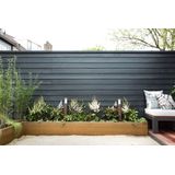 Rambo Pantserbeits Tuinhout Zijdeglans Dekkend - Gelijkmatig Vloeiend - Diepzwart - 2.5L