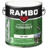 Rambo - Pantserbeits Tuinhout - Wit - Dekkend - Zijdeglans