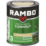 Rambo Pantserbeits Tuinhout Transparant Zijdeglans 1200 Kleurloos 0,75 Ltr