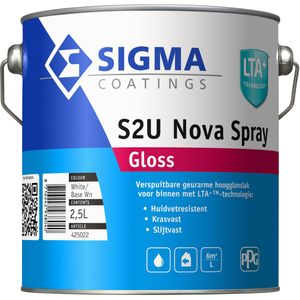 Sigma - Nova Spray Gloss - Lakverf - Hoogglanzend - Watergedragen