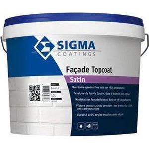 Sigma Façade Topcoat Satin Wit