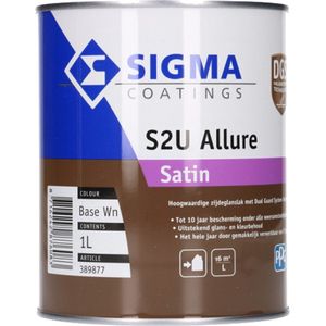 Sigma S2u Allure Satin 1 Liter % Wit