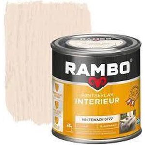 Rambo Pantserlak Interieur Transparant Mat 0777 Whitewash 0,25 Ltr