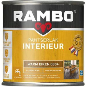 Rambo Pantserlak Interieur Transparant Zijdeglans Warm Eiken 0804 750 ML