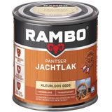 Rambo Pantser Jachtlak - Transparant Hoogglans - Water & Weerbestendig - Beschemt het Hout - 0.25L