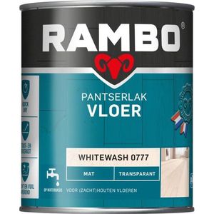 Rambo Pantserlak Vloer Transparant Mat Sneldrogend Vocht & Vuilwerend WhitewashL