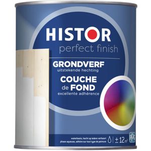 Histor Perfect Finish Grondverf Inhoud: 750 ml, Kleur: Wit | 8716242906827 | Verf