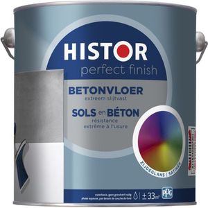 Histor - Perfect Finish - Betonvloer - Wit - 2,5 Liter - Zijdeglans