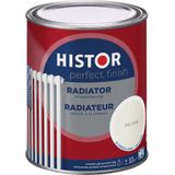 Histor Perfect Finish Radiator Lak Zijdeglans - Hittebestendig - Sneldrogend - 0.75L - RAL 9010