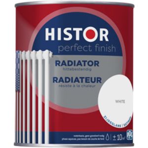Histor Perfect Finish Radiator - Zijdeglans 750 ML Kleur - Radiator Aflakken - Verfwinkel is tot 50% goedkoper