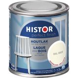 Histor Perfect Finish Houtlak Hoogglans Ral 9003 250ml