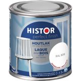 Histor Perfect Finish Houtlak Hoogglans - Krasvast & Slijtvast - Dekkend - 0.25L - RAL 9016 - Wit