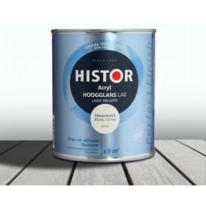 Histor Acryl Hoogglans Lak - 750 ml Hoornwit