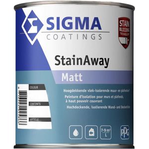 Sigma StainAway Mat Basis Wit 1 Liter