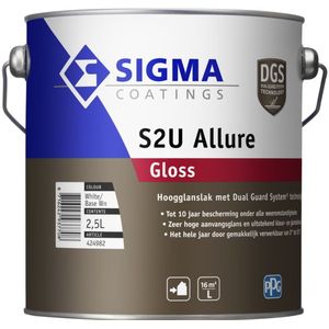 Sigma S2U Allure Gloss - 2,5 Liter - Wit / Kleur | 8716242937708 | Verf