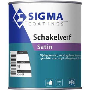 Sigma Schakelverf Satin - 1 Liter - Kleur | 8716242937715 | Verf