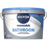 Histor Monodek Badkamer Muurverf Mat - Vochtregulerend & Schimmelbestendig - 2.5L - RAL 9010