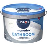 Histor Monodek Badkamer Muurverf Mat - Vochtregulerend & Schimmelbestendig - 2.5L - RAL 9010